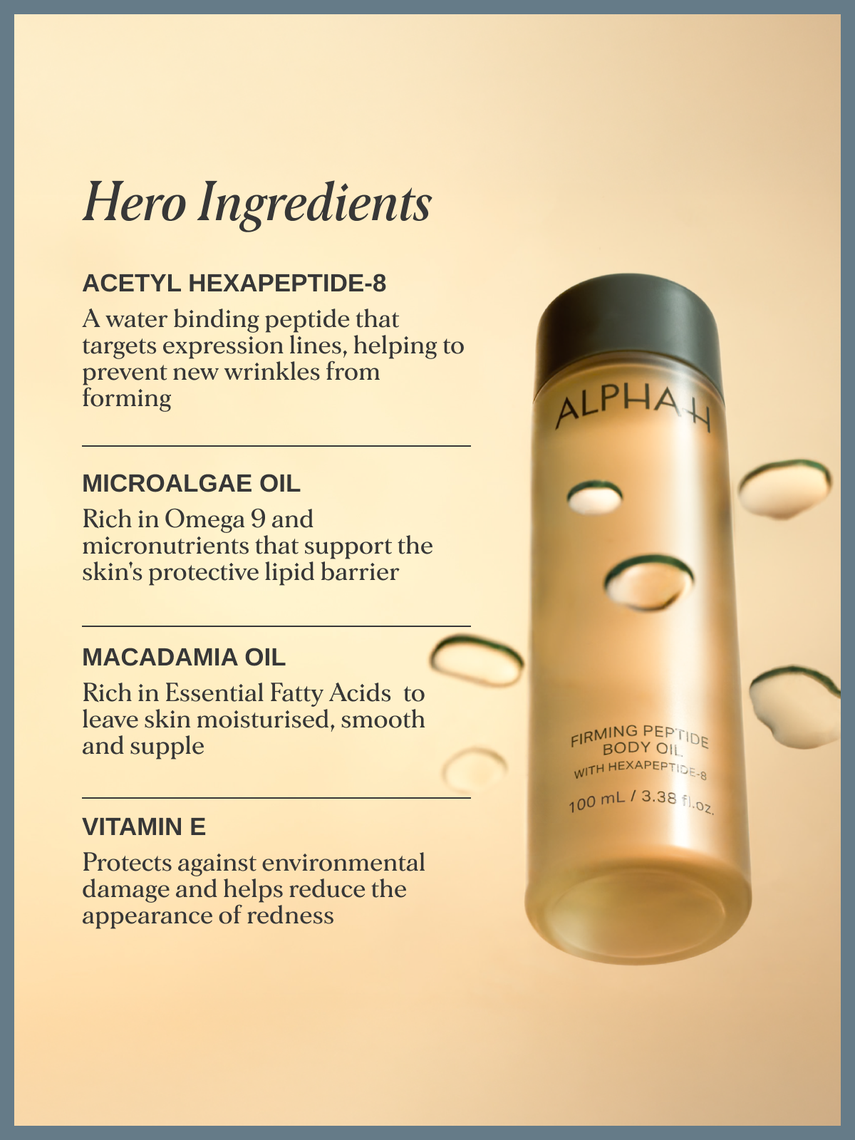 Firming Peptide Body Oil with Hexapeptide-8