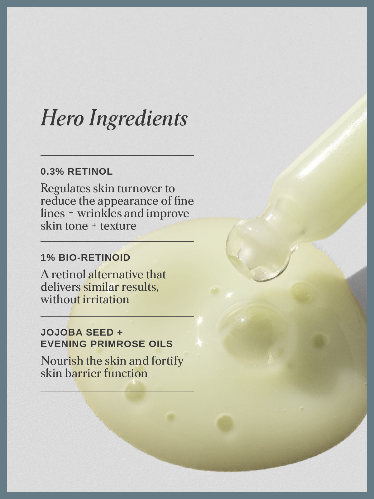 Vitamin A Serum with 0.3% Retinol and 1% Bio-Retinoid